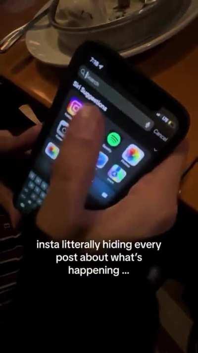 Meta suppressing Pro-Palestine content on Instagram