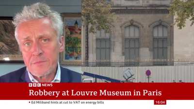 Hunt continues for thieves after priceless jewels stolen in heist at the Louvre Museum in Paris