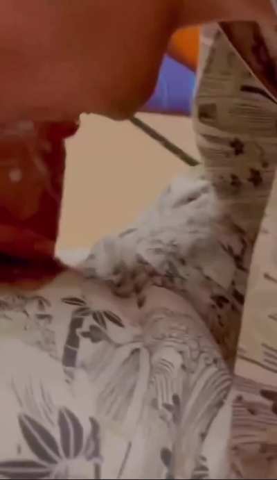 i was going to suggest using his cum as lube for anal, and then he went and took the cum in mouth... damn