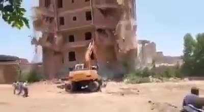 WCGW if we remove a building using a buildozer