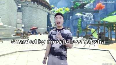 Chinese man describe Liyue in Liyue