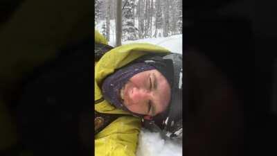 Hitting a tree while filming on 360 camera and self evac...