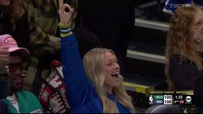 [Highlight] Tyrese Haliburton gives the Pacers a 3pt lead with 1:33 to go AND THE FOUL! (With Replays)