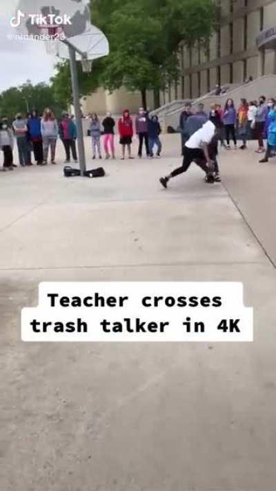 Imagine getting your ankles broke in front of the school hoes... I would’ve just ended it