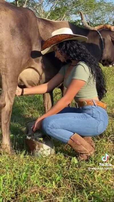 Taking the Foopahh challenge to the extreme with bare breasted horseback riding