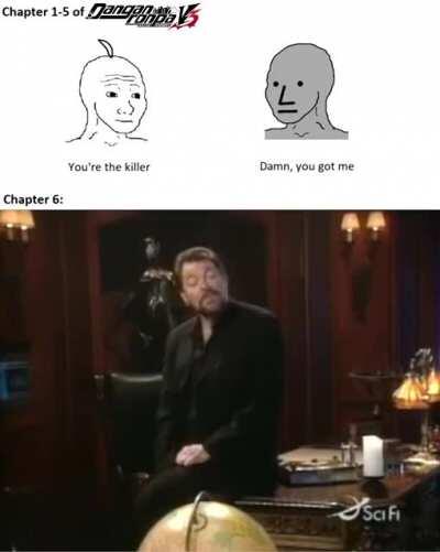 Inspired by a meme by /u/RoyalFrigate (Major V3 Spoilers)