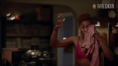 Issa Rae blowjob scene (Insecure)