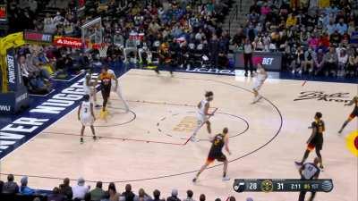 [Highlight] Gobert gets tough on Jokic on the post and throws it down