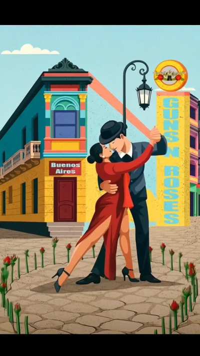 Buenos Aires show 1, song sweet child o' mine