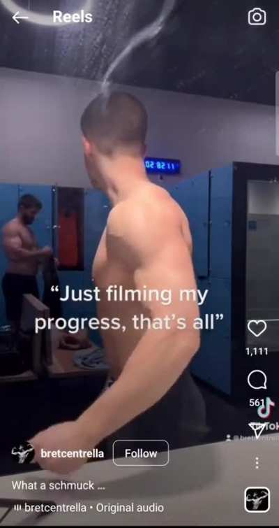 This dude's gains matter more than their anonymity.