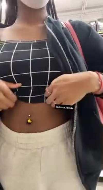 Maybe next time ill wear a skirt so i can flash my panties