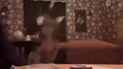 When your parents think your being good at home.