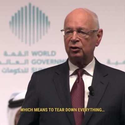 Klaus Schwab acknowledges that libertarianism is a roadblock to his dystopian hellscape. Is this the greatest endorsement of libertarianism ever?