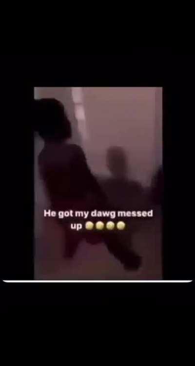 Liln just got them teeth now they fucked up already😂😂