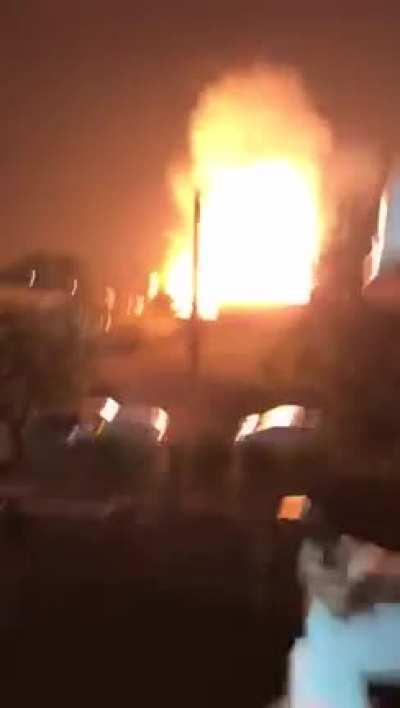 Posto de gasolina explode em SC, ainda não se sabe se o motivo e se tem alguém ferido.