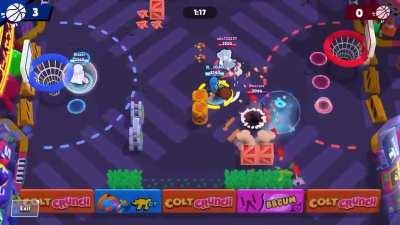 Lebron Barley with another incredible dunk