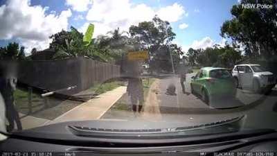 Kid goes yeet because of car