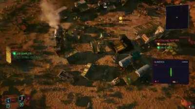 So I wasn't on a hill?