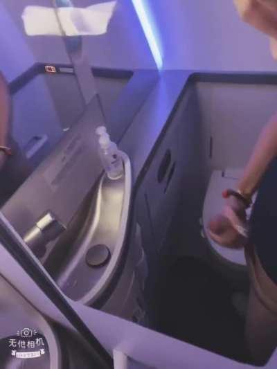 Airplane Jerk and Cum