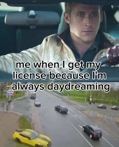 I drive away from reality...