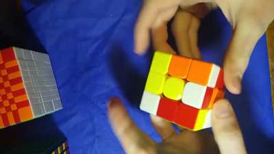 Do the OLL algorithm ❌ do the parity algorithm for NxN cubes✅