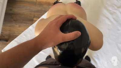 Another shaking session! 🙈It felt so good to get the reward 🤤[F]