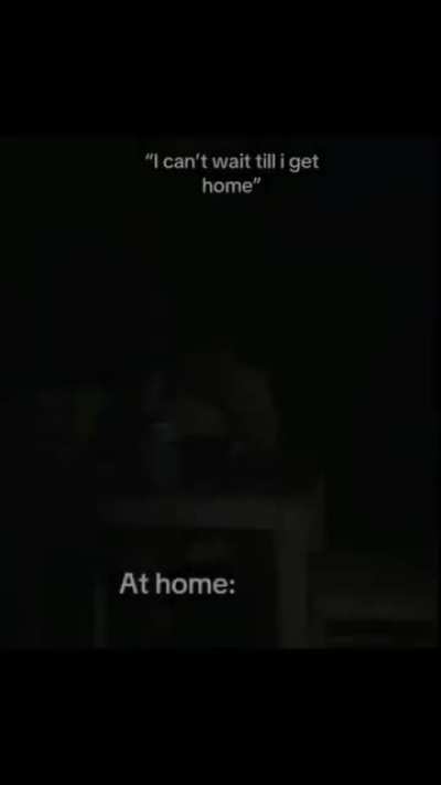 Nothing beats coming back home all alone with the feelings you have been suppressing for the entire day.