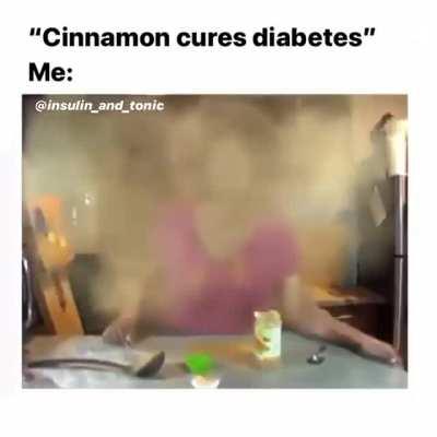 A whole ladle of cinnamon...