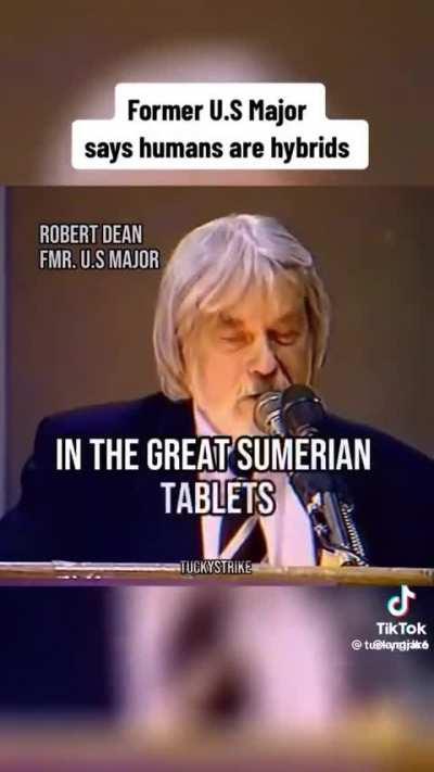 Former US Major says humans are hybrids