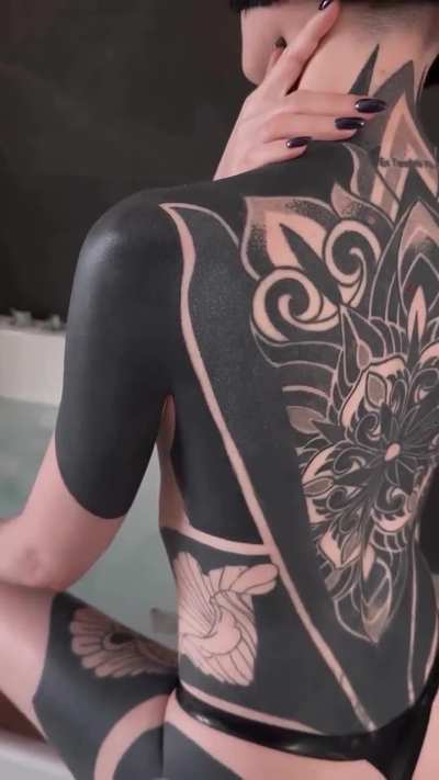 Black tattoo artworks done by © Marco Marini from Milano, Italy.