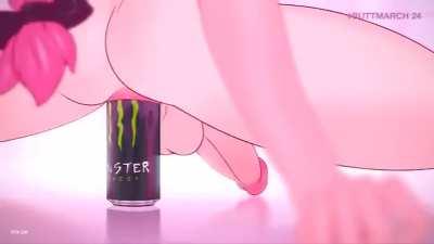Astolfo and a Monster can (tailbox)