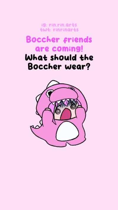 How should the Boccher greet her new friends?