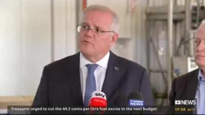 ABC cuts Albanese off mid-sentence as he's announcing a new Labor plan for 6000 permanent jobs in regional Qld, so they can show Morrison campaigning (with no policy announcement).