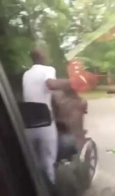 Don’t mess with a dude with all upper body strength