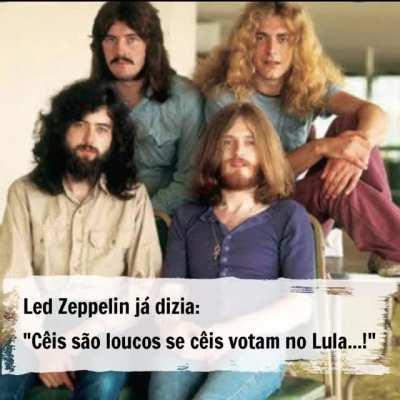 O Led Zeppling mandou um recado