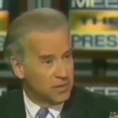 Where is Joe’s closeted militarism when you need it