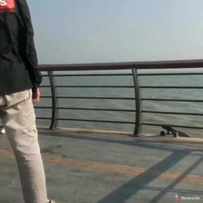 He was a skater boy. She said, 