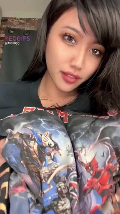 My innocent face ft my monster asian titties [Drop]