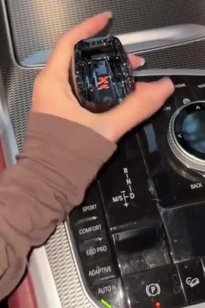 In love with her Beemer