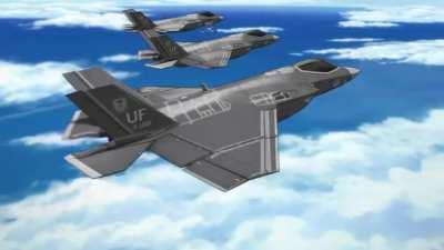 Missiles couldn't hit it, but flying little girls can?[Vividred Operation]