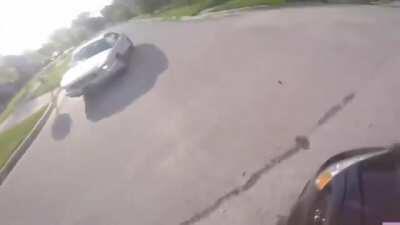 Motorcycle + wrong lane =