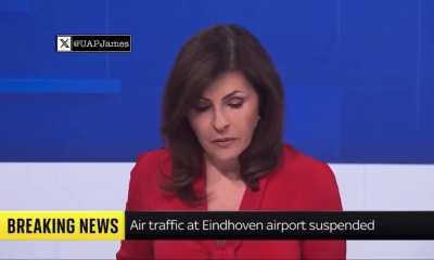 Netherlands Defense Ministry confirms multiple drone sightings have forced the suspension of air traffic at Eindhoven Airport - On Friday, the Dutch Air Force fired on but failed to take down drones hovering over Volkel Air Base, home to USAF aircraft and