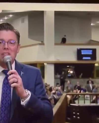 David in the back goin freakin wild