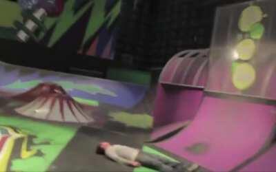 HMFT after dropping down this ramp without a helmet