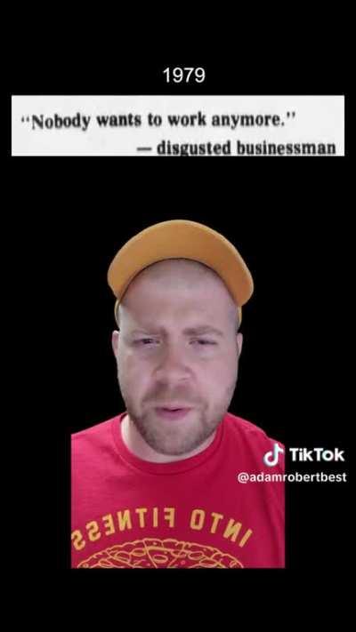 Wait! No one wants to work any more?