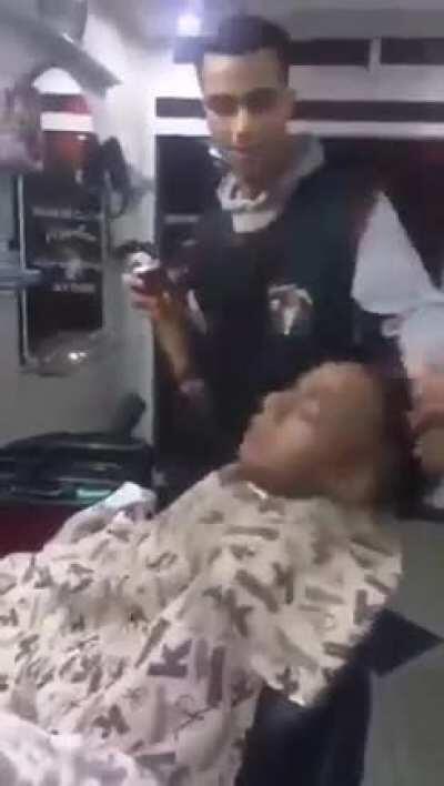 Turned his head into tabla