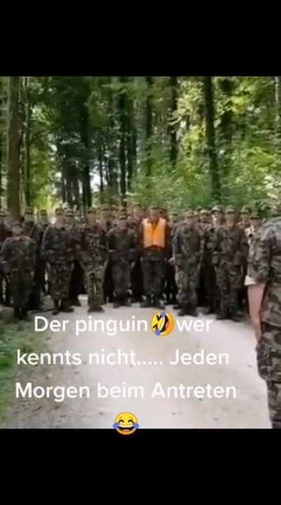 German military/Bundeswehr: what does the penguin say?