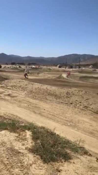 Cousins dirt bike crash