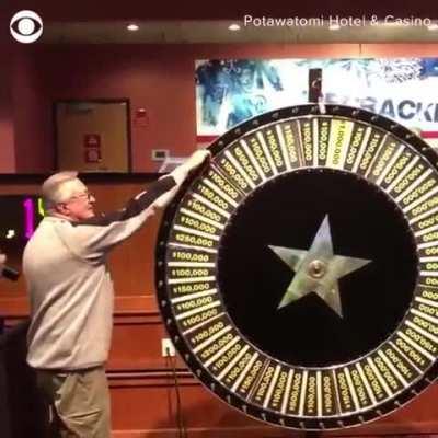 This individual recently achieved millionaire status by spinning a wheel at a Wisconsin casino.