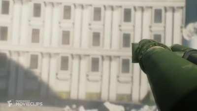 The Super-Tyrant vs BMP-3F (Resident Evil: Damnation)